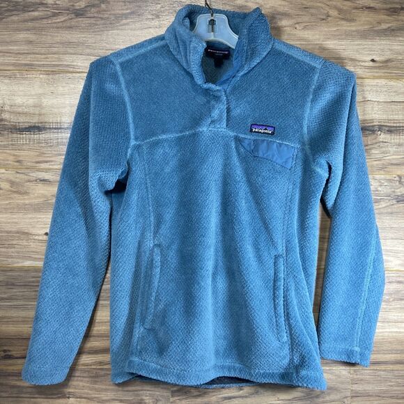 Patagonia Jackets & Blazers - Patagonia Synchilla Jacket Snap T Fleece Pullover Polartec Blue Women’s Medium